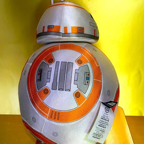 DISNEY STAR WARS BB-8 ROBOT DROID FORCE AWAKENS JUMBO SIZE COLLECTIBLE PLUSH 15” - Picture 5 of 11